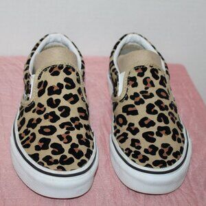 Vans Animal Print Slip On Shoes